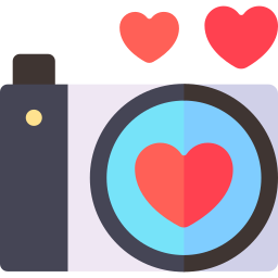 fotocamera carina icona