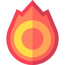 Aro de fuego icono