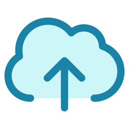 cloud hochladen icon