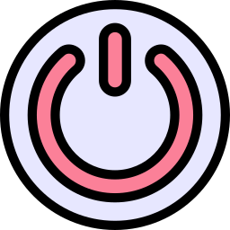 botón de encendido icono
