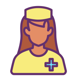 Enfermera icono