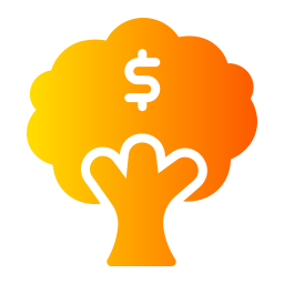 arbre à argent Icône