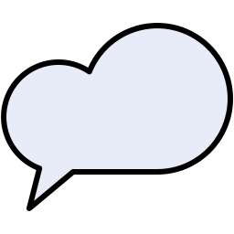 Speech bubble icon