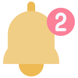 Notification bell icon