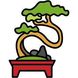 drzewo bonsai ikona