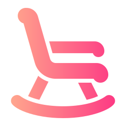 Rocking chair icon