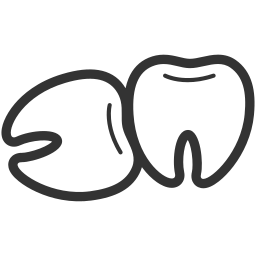 Ретенция зуба иконка