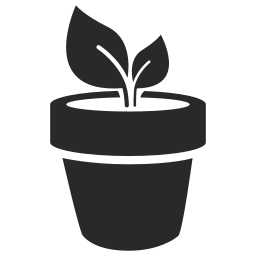 pojemnik na rośliny ikona