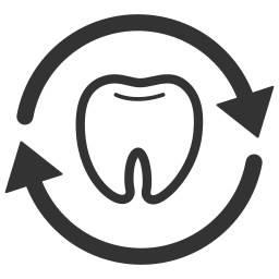 tandheelkundige vernieuwing icoon