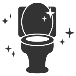 czysta toaleta ikona