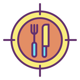 jedzenie i restauracja ikona