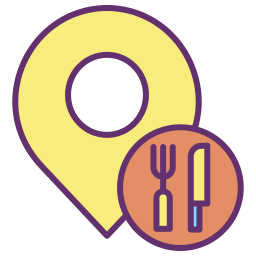 Comida y restaurante icono