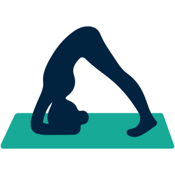 posição de ioga Ícone