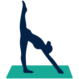 posição de ioga Ícone