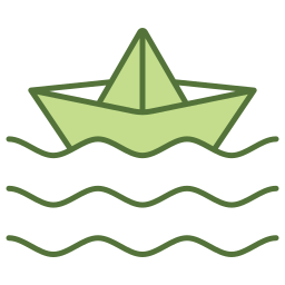 barco de papel icono