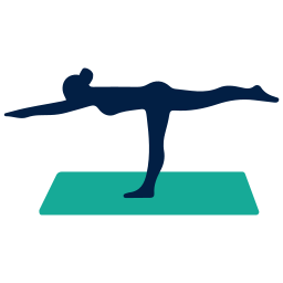 position de yoga Icône