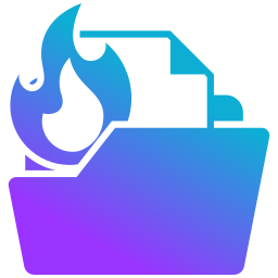 File burning icon