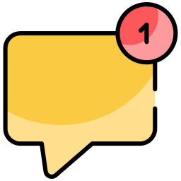 Message notification icon