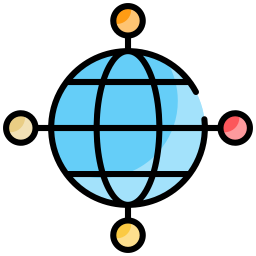 globales netzwerk icon