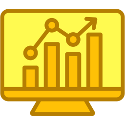 visualización de gráficos icono