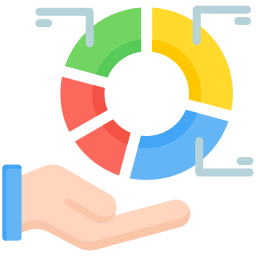 diagramme circulaire Icône