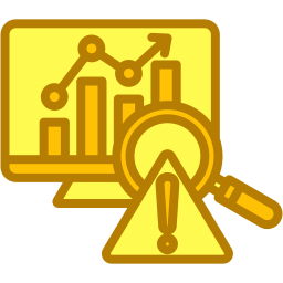 Risk analysis icon