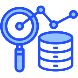 Big data analysis icon