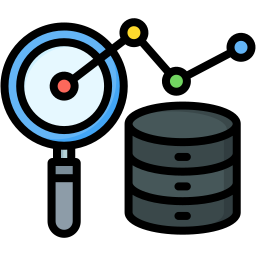 Big data analysis icon