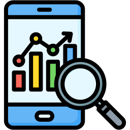 mobile analyse icon