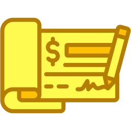 小切手帳 icon
