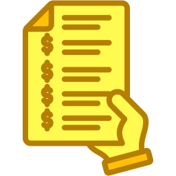 Invoice payment icon