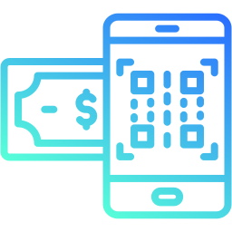 Qr code pay icon