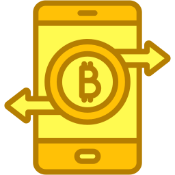 paiement bitcoin Icône