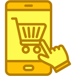 aplicativo de compras on-line Ícone
