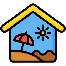 Vacation home icon
