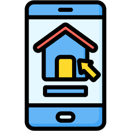 aplikacja dotycząca nieruchomości ikona