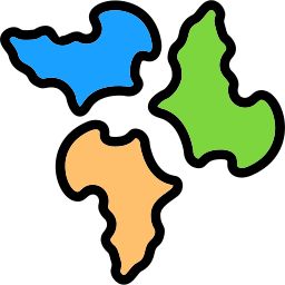 World map icon