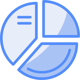 Pie graph icon