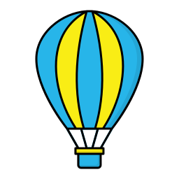 balon powietrzny ikona