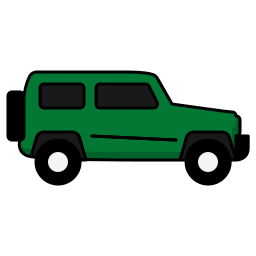 Offroad car icon