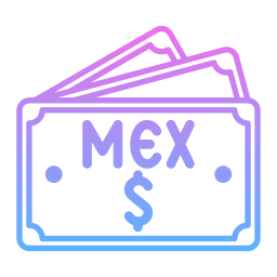 peso meksykańskie ikona