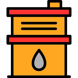 tambor de aceite icono