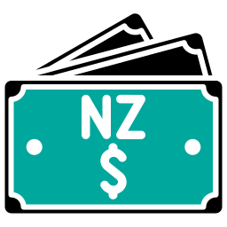 New zealand dollar icon