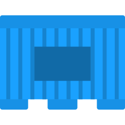 Shipping container icon