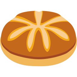 crème broodjes icoon