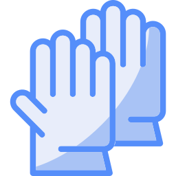 Safety gloves icon