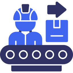 processus de fabrication Icône