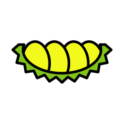 frutto del durian icona