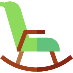 Rocking chair icon