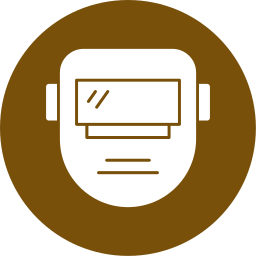 Welding mask icon